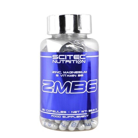 Scitec ZMB6, Zinc+Magneziu+Vit B6 60 Capsule